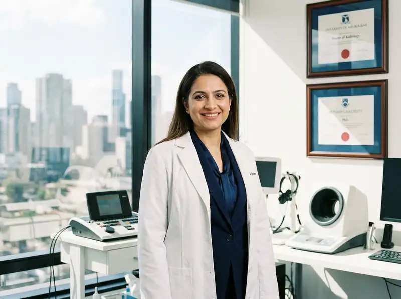 Expert audiologist at our Hawthorn hearing clinic